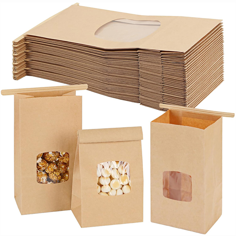 Food Like Snacks - 10 Buah Tas Roti, Kantong Kertas