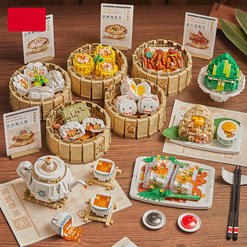 Food Snacks Brands - Cina Makanan Lezat Blok Teh Camilan