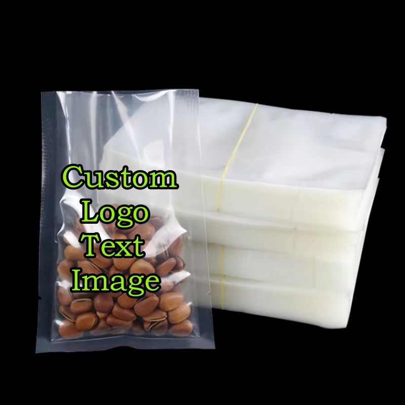 Food Snacks Brands - 100PCS Kantong Plastik Vakum Transparan Terbuka