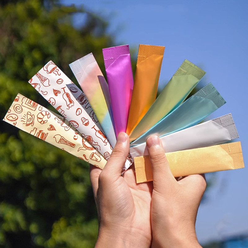 Food Like Snacks - 100~300PCS Kantong Aluminium Foil Terbuka Atas