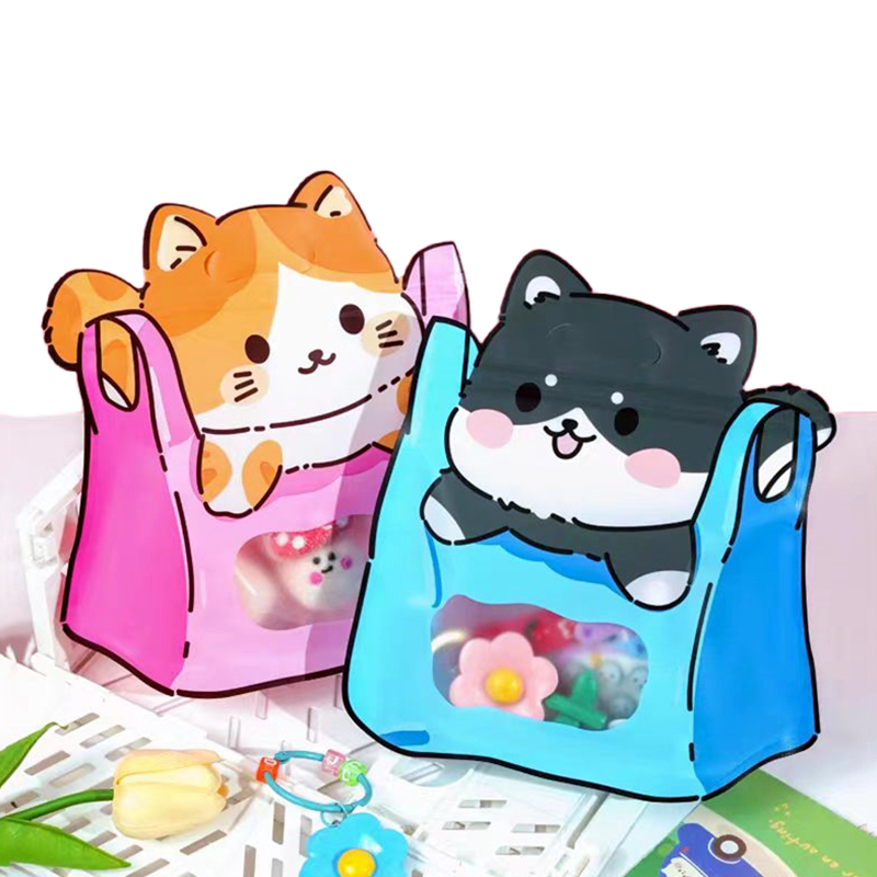 Food Like Snacks - Tas camilan kartun Self-Sealing tas tangan
