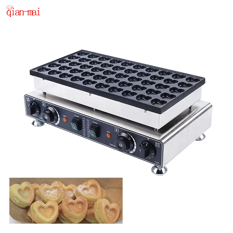 Food Snacks Brands - Pembuat Poffertjes Mini Bentuk Hati Populer