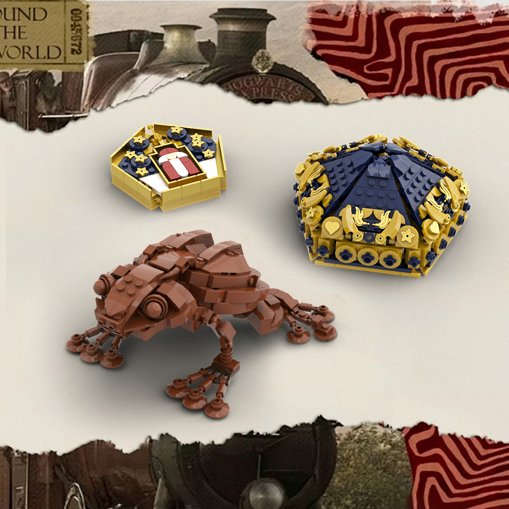 Food Like Snacks - MOC Magic School Chocolate Frog Building