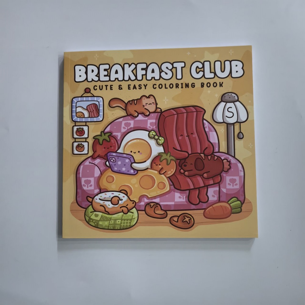 Buku Mewarnai Breakfast Club u - Food Y Snacks Coloring Book ulasan dan harga