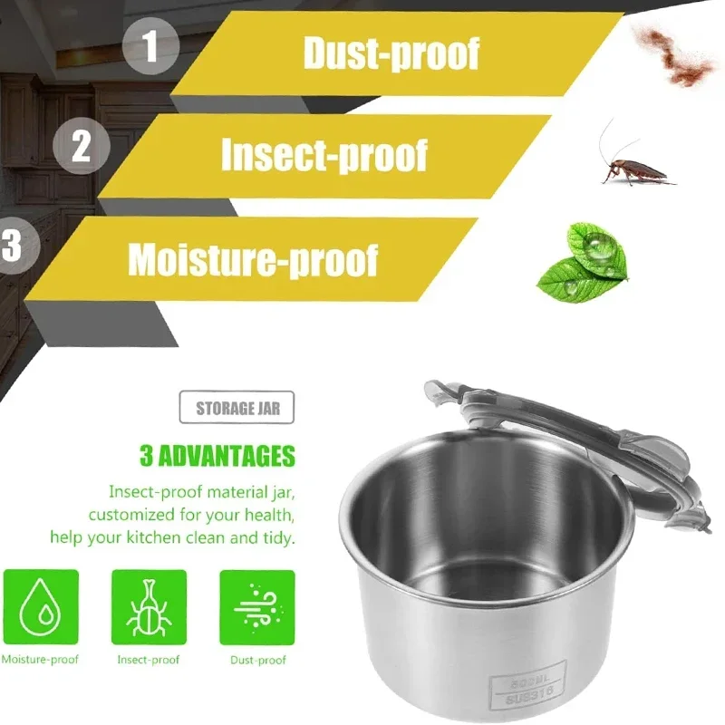 Wadah makanan Stainless Steel, - Food Like Snacks ulasan dan harga