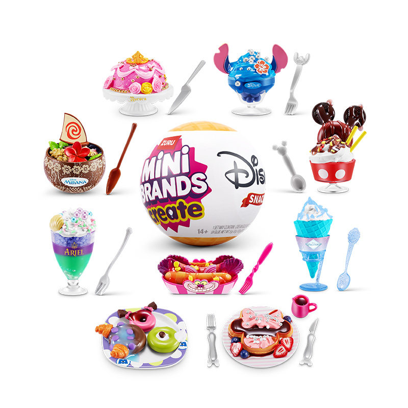Zuru Mini Brands Create Disney - Food Snacks Brands ulasan dan harga