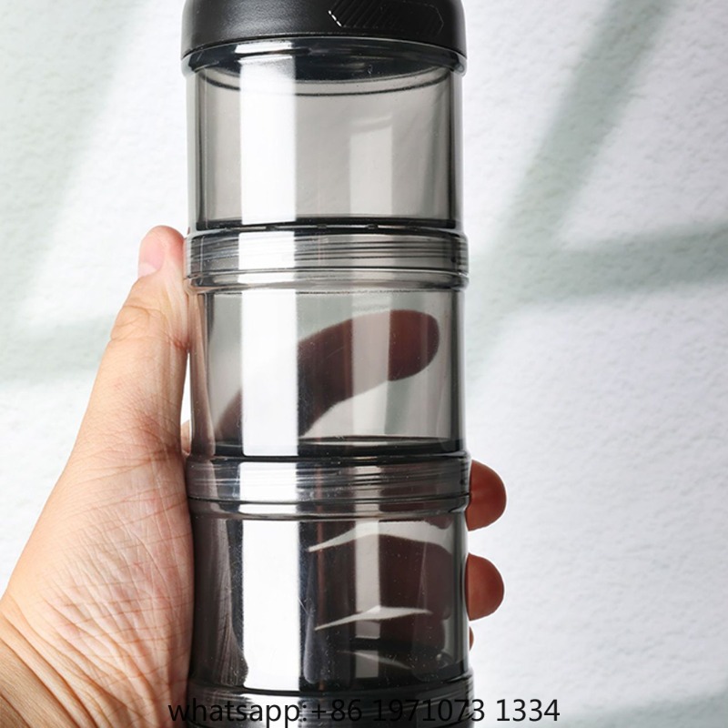 Kotak Dispenser Bubuk 3 Lapis  - Food Protein Snacks ulasan dan harga