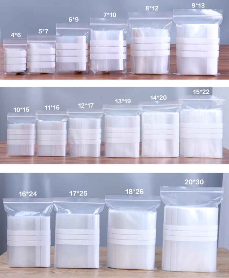 200PCS Kantong Plastik PE Tran - Food Like Snacks ulasan dan harga