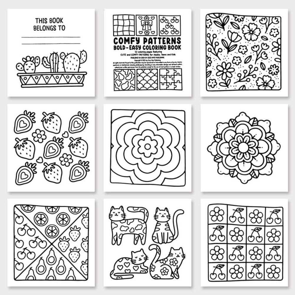 Buku Mewarnai yang Menenangkan - Food Y Snacks Coloring Book ulasan dan harga