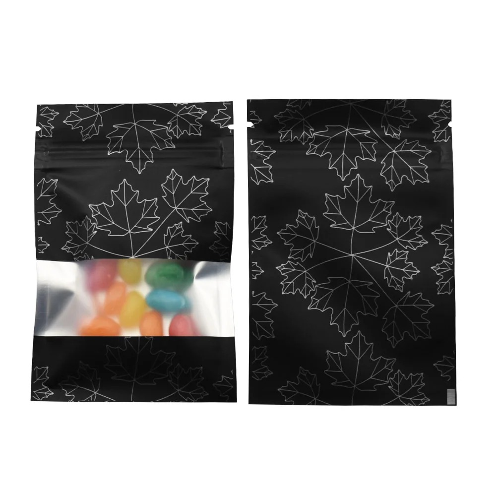 100Pcs Kantong Mylar Foil Zip  - Food Day Snacks ulasan dan harga