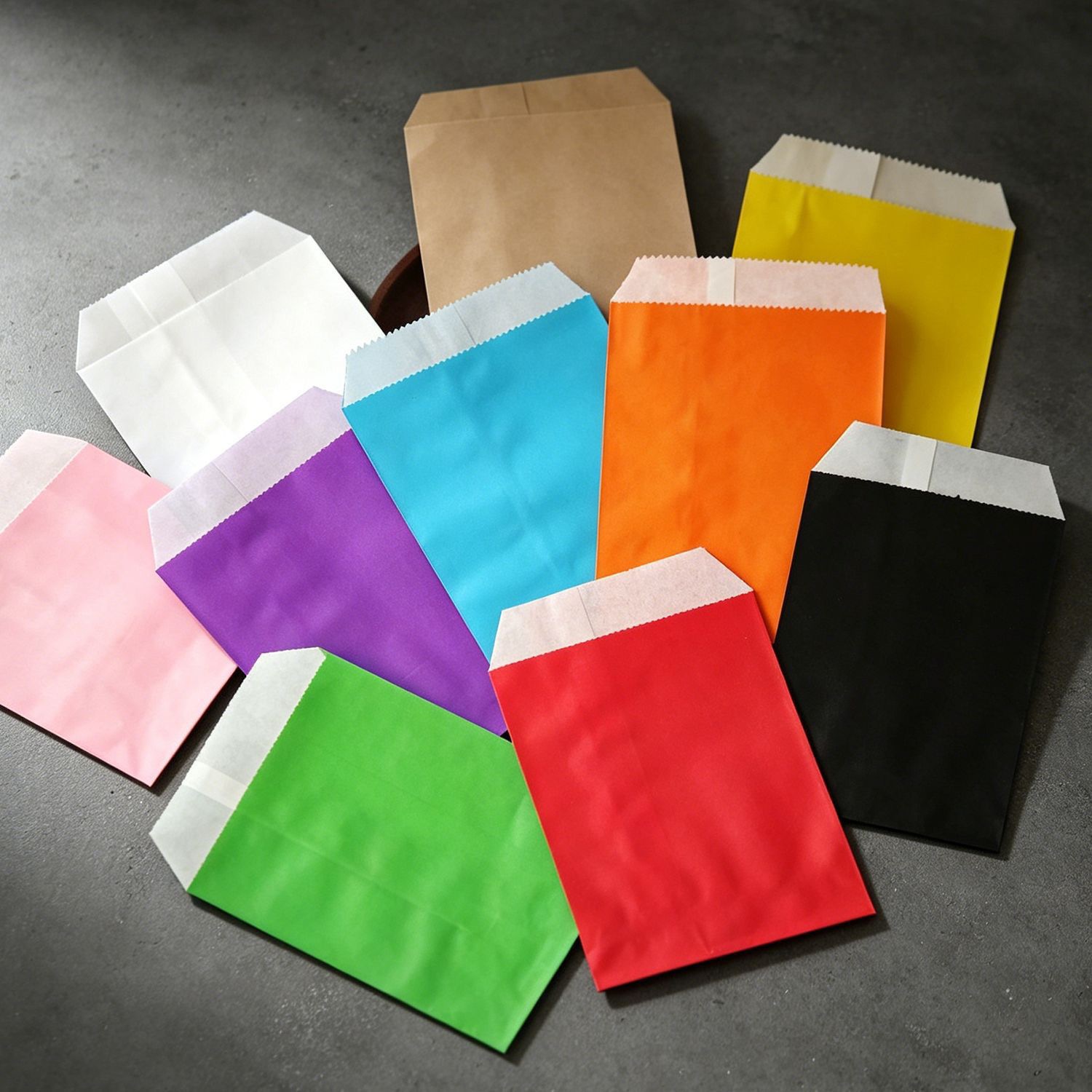50/100 Buah Tas Kertas Kraft H - Food Day Snacks ulasan dan harga
