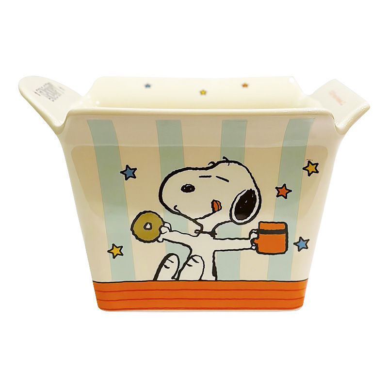 Mangkuk Keramik Snoopy Co-Bran - Food Snacks Brands ulasan dan harga