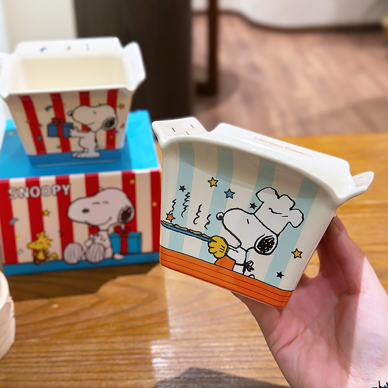 Mangkuk Keramik Snoopy Co-Bran - Food Snacks Brands ulasan dan harga
